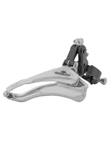 Front Derailleur 5/6/7 Speed 28.6mm B/Pull Triple Friction FDM-05 Chrome Sun Race.